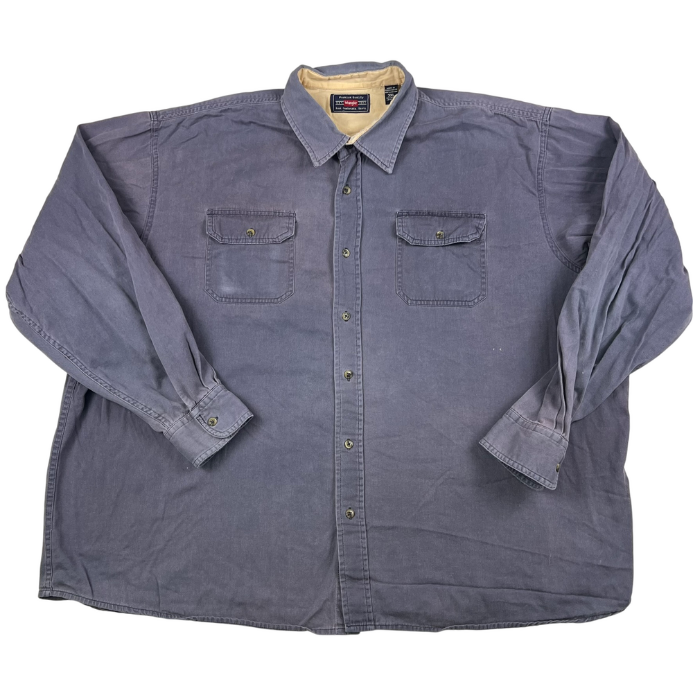 Wrangler Shirt Mens 3XL Button Down Long Sleeve Dual Chest Pockets Casual